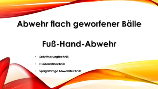 Buntes Bild mit Schriftzug
